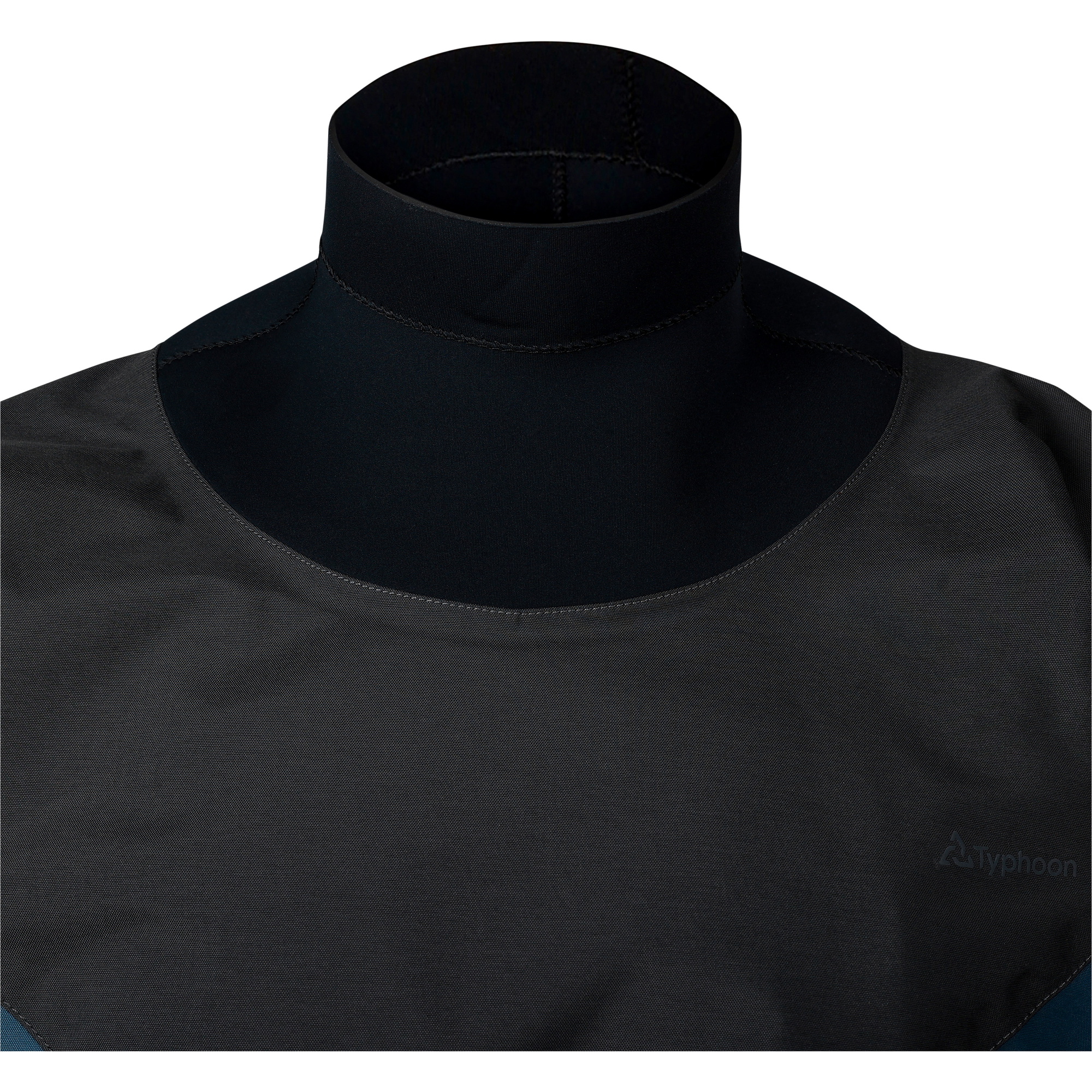 2026 Typhoon Hypercurve 2.0 Back Entry Drysuit With Fabric Socks 100209 - Teal / Grey